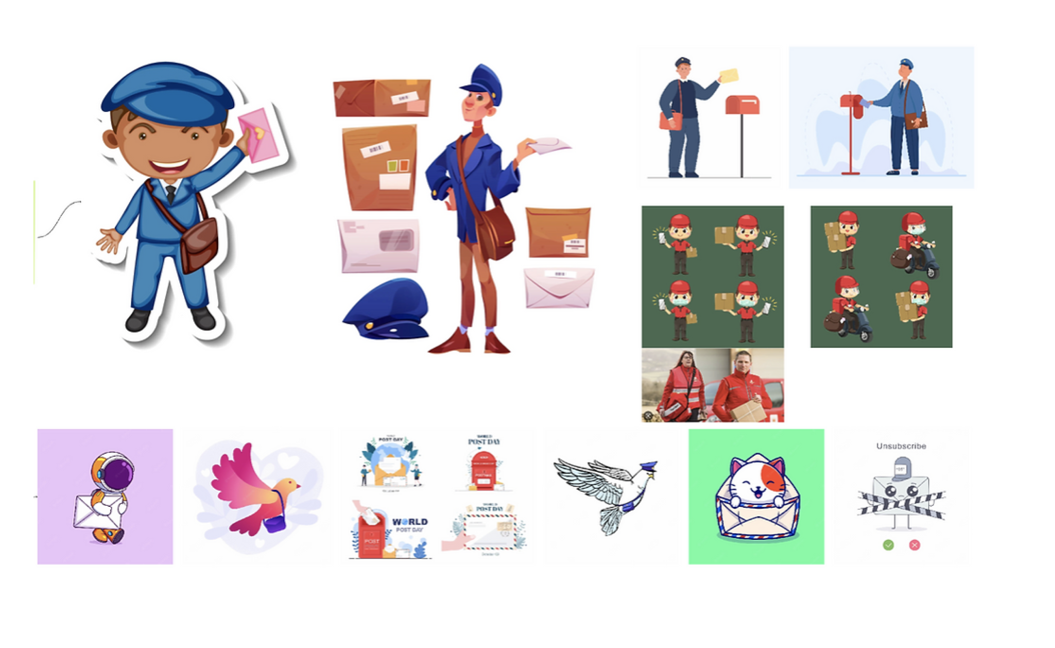 Postal Museum illustration style